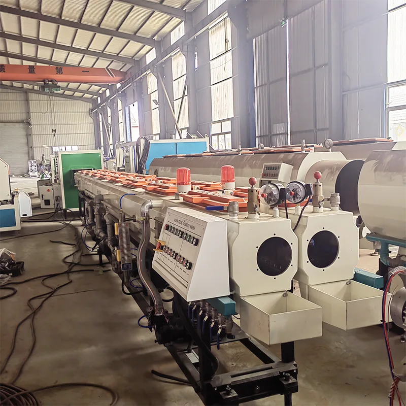 Macchina di produzione di tubi a doppia uscita HDPE 63